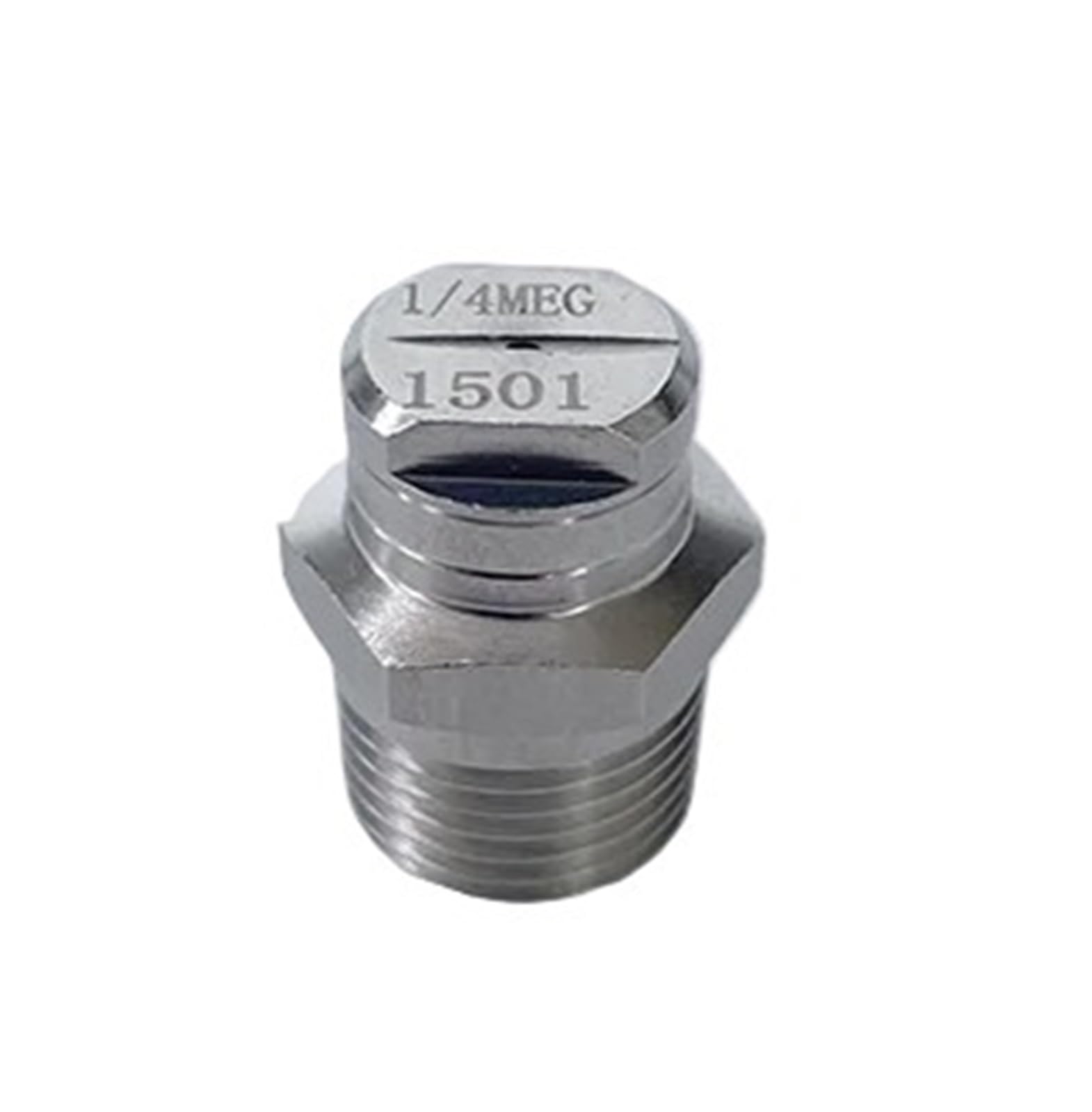 SHALLEZSOU Misting Nozzles Stainless Steel Flat Fan Spray Tip 1/4 Inch High Pressure Washer Nozzle 0-65 Degrees Angle(1l4 5003)