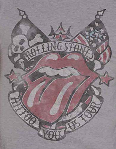 Rolling Stones The T Shirt Tattoo You USA Tour Distressed Nouveau Officiel Homme - Les Beatles, Paul McCartney, John Lennon, RIngo Starr, George Harrison Rolling Stones The T Shirt Tattoo You USA Tour Distressed Nouveau Officiel Homme – Image 4