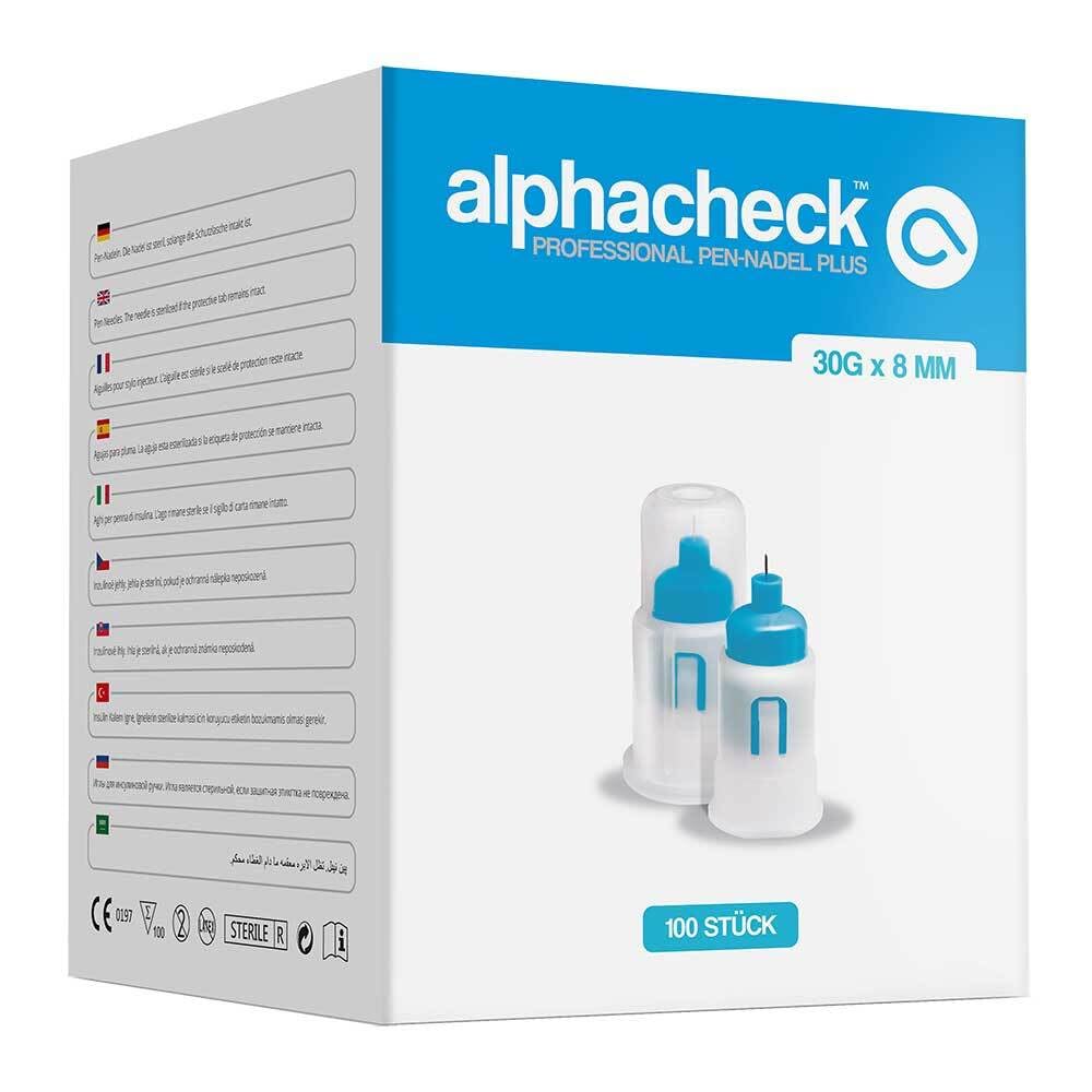 ALPHACHECK professional Pen-Nadeln Plus 30 Gx8 mm 100 St