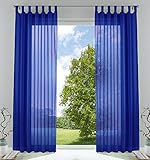 Diese traumhafte Voile Gardinen in zeitlosen UNI Farben sind wunderbar lichtdurchlässig und transparent.