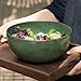 MKKSLR Insalatiera ad altissima capacità Ciotola per mescolare Zuppa di Ramen Tagliatella Frutta Ciotola per servire Creativa Stoviglie in Ceramica Microonde Sicuro 8,9 Pollici Verde Oliva