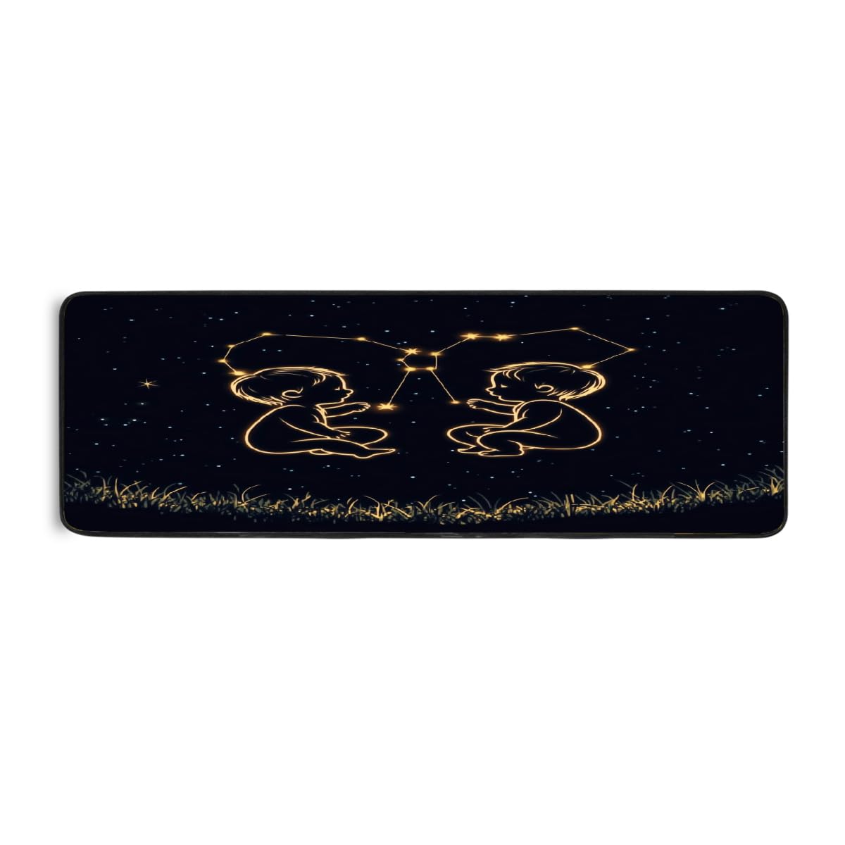 Tapis de cuisine lavable antidérapant Gemini pour éviter les glissades