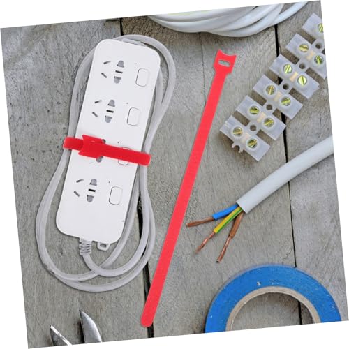 Kisangel 100 piezas Cinta de Velcro Reutilizable para Cables Organizador para Escritorio y Electrodomésticos de Cocina miniatura 5