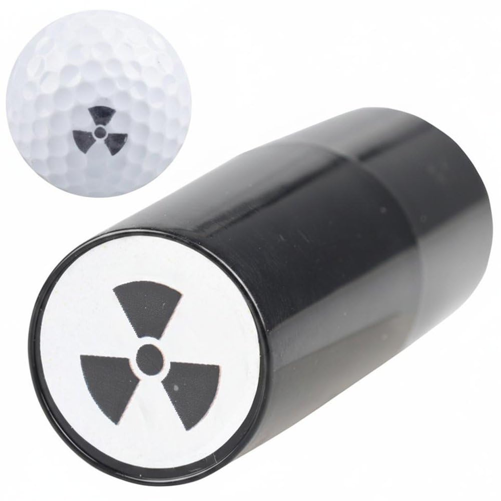 Ymxygz Radiation Pattern Golf Ball Stamper Personalised Golf Ball Marker Identify Golfing Stamp for Golfers Dads Retiremen Favors