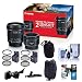 Canon Portrait & Travel 2 Lens Kit - EF 50mm f/1.8 STM Lens & EF-S 10-18mm f/4.5-5.6 IS STM Lens - Bundle with 49mm/67mm Filter Kits, Flex Lens Shade, 2x Lens Pouches, Cleaning Kit and More