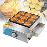 Hamburguesa comercial de huevos de desayuno con temperatura ajustable para cocinar en la barra de aperitivos