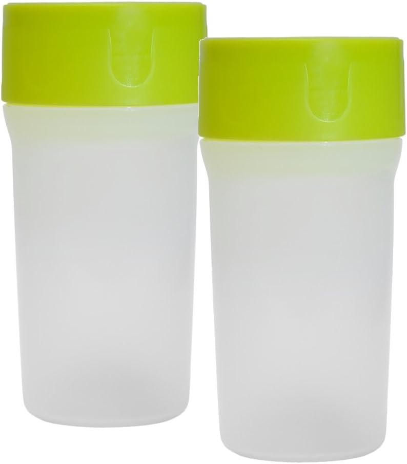 Litecup TWIN PACK - the no-spill sippy cup that lights up - Green