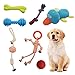 YGJT Juguetes para Perros 7 Piezas Juguete Perro Masticable Pequeños/Cachorros/Medianos Algodón Cuerda de Juego Mordedor Perro Dientes Bolas Pelotas Peluches para Perros Accesorios Juego Interactivos