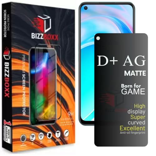 Image of Compatible With OnePlus Nord CE 2 Lite 5G,For Realme 9 5G SE, For Narzo 50 D+ AG Matte Tempered Glass Screen Guard Protector Anti-Fingerprint Gaming Special With Camera Cut - Pack of 1