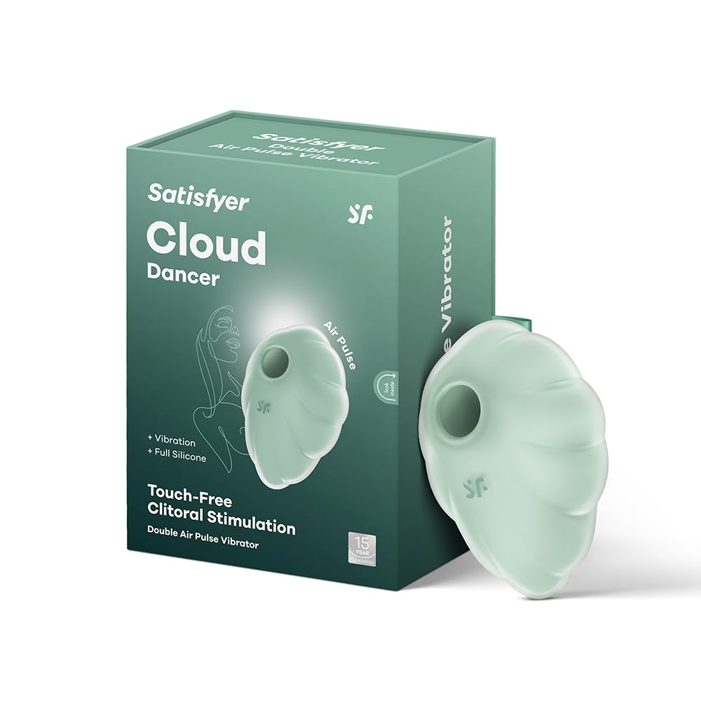 Satisfyer Cloud Dancer Vibratore | Tecnologia di Stimolazione Clitoridea a Impulsi d'Aria | 2 Motori | 11 Modalità e 12 Programmi | Impermeabile (IPX7) Sex Toys | Sex Toy Donna
