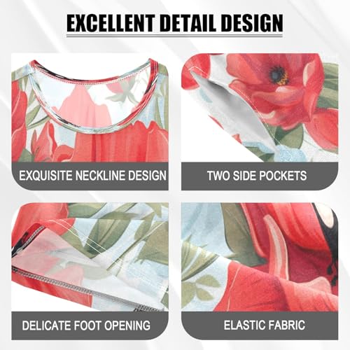 Flower(350) Kids Pjs Set Boys Girls Summer Short-Sleeve Sleepwear Pajamas 2PCS4