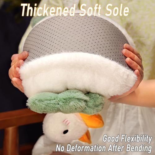 Giltpeak Duck Slippers for Women, Cute Fuzzy Animal Plush Slippers Winter Indoor House Slides Warm Fluffy Cartoon Slipper for Men4