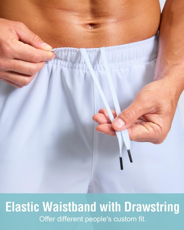 G Gradual Men's Athletic Running Shorts with Zipper Pockets Quick Dry 7"/ 5"/ 9" Workout Gym Shorts for Basketball Hiking - Image 4