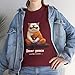 Lama Cat Funny T-Shirt - Cute Grumpy Cat Yoga Shirt for Men and Women - Sarcastic Mindfulness Gift - IPL Garnet