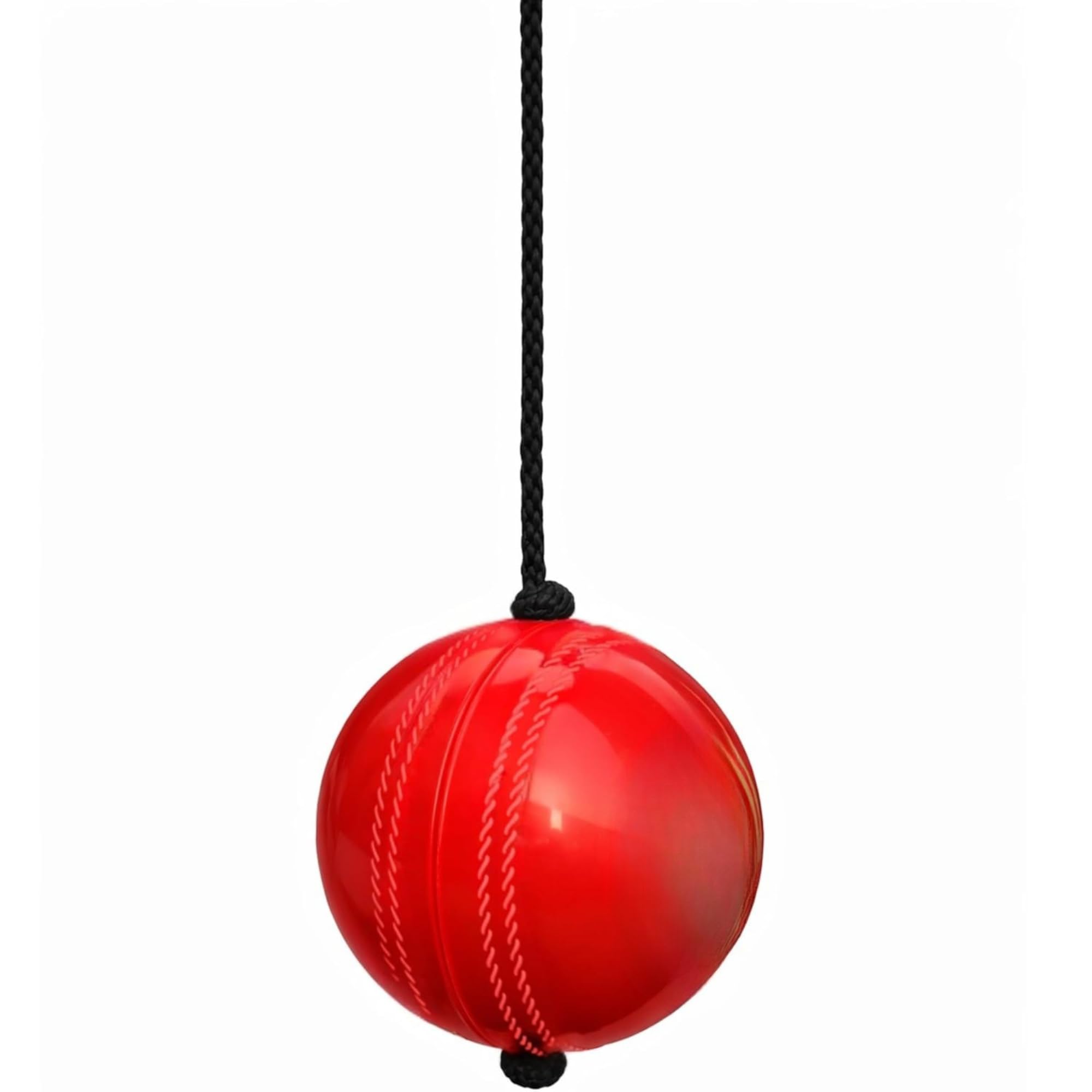 VINSON Synthetic Hard PVC Hanging Cricket Ball for Match Practice Training - Red | Easy to Hang & Ideal for Indoor and Outdoor Batting Training | Standard Size Ball for Realistic Experience-image-26