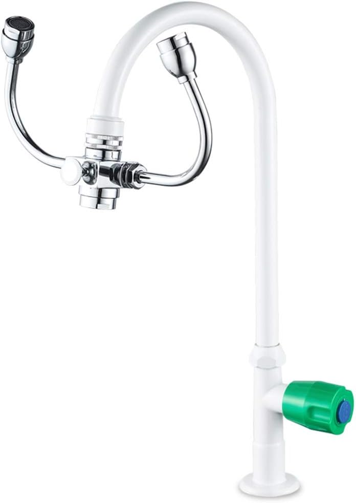 Dual-Port Taps, Emergency Eyewash, 180°Rotatable, Professional Brass Eyewash Equipment