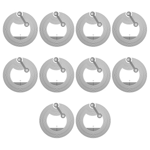 Sarini 10 Etiquetas Adhesivas NFC,Etiqueta electrónica NFC,Etiquetas Adhesivas compatibles con Aplicaciones iOS ShortcuIs/Homekit y Android