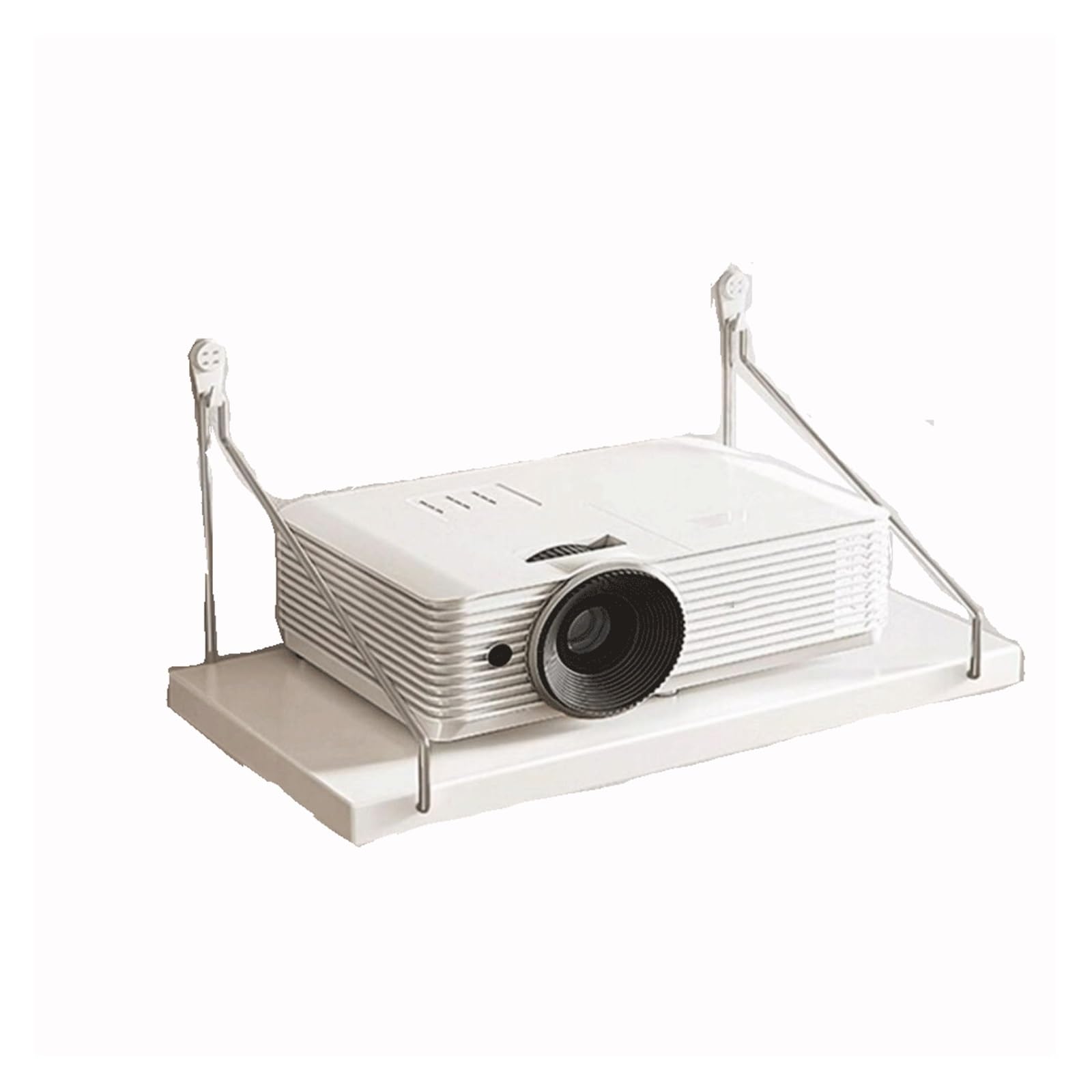 Cjhfr472sg One Color Projector Stand Projector Mount: No-Drill Wall-Mounted Bedside Shelf, Living Room Wall Storage Rack, Home Stand Projector Mount(Large)