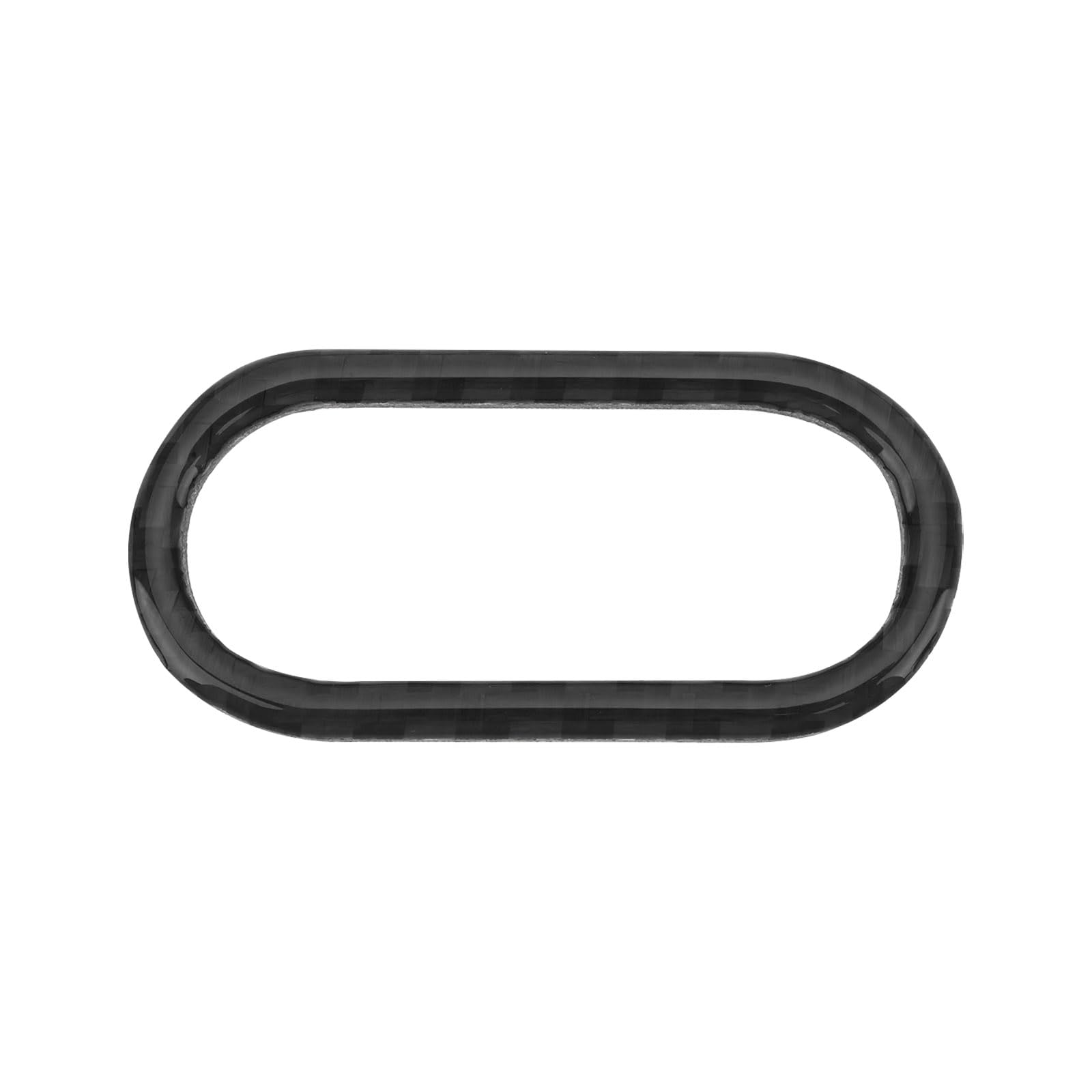 Car Carbon Fibre Interior Warning Light Button Switch Decal Cover Compatible with Mini F55 F56 F57 Black