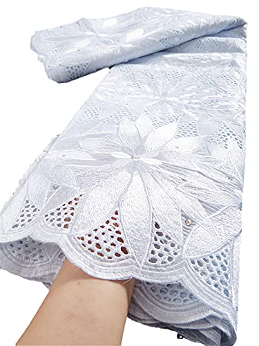 Dentelle suisse en coton avec pierres : créez votre robe de mariage africain sur mesure