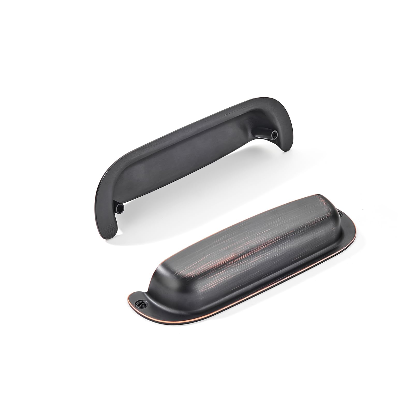 Khtumeware - 170354 Oil Rubbed Bronze Cabinet Pulls CTC 4 in (102 mm) 10 Pack