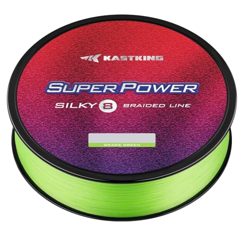 Image of KastKing SuperPower Braided Fishing Line - Abrasion Resistant Braided Lines - Incredible Superline - Zero Stretch - Smaller Diameter - A Must-Have!