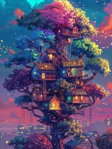 Kit Complet Accessoires 5D Diamond Art Arbres : Rompez l'Ennui avec la Peinture Murale Cristal
