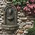 Teamson Home 32.1 in. Wall-Mounted Lion Head Stone LED Outdoor Water Fountain for Gardens, Landscaping, Patios, Balconies, Lawns to Create a Calming Oasis in Outdoor Living Spaces, Antique Bronze