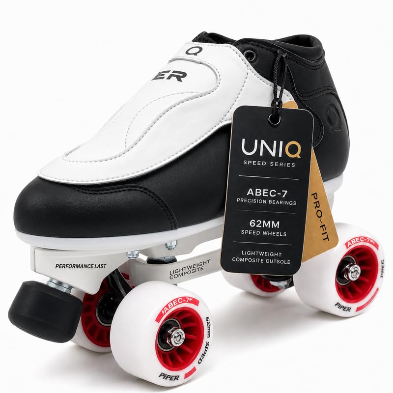 Uniq Era Quad Speed Jam Roller Skates, ABEC7 Bearings
