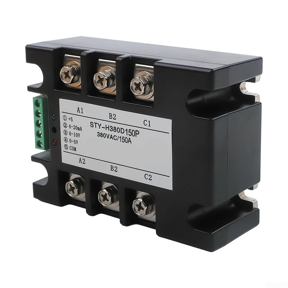 380V 150A Modulo Regolatore di Tensione AC Trifase Regolatore di Potenza 10K Potenziometro Regolabile, 1PC