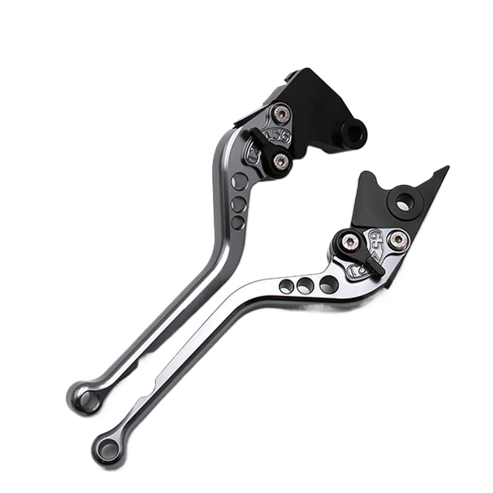 Rlimelopgg Long Titanium Brake Clutch Levers For V-Strom For Dl1000 For Dl1000xt For Vstrom For Dl1050 For Dl1050xt 2019 2020 2021 2022 Brake Clutch Lever Handle(Long Titanium)