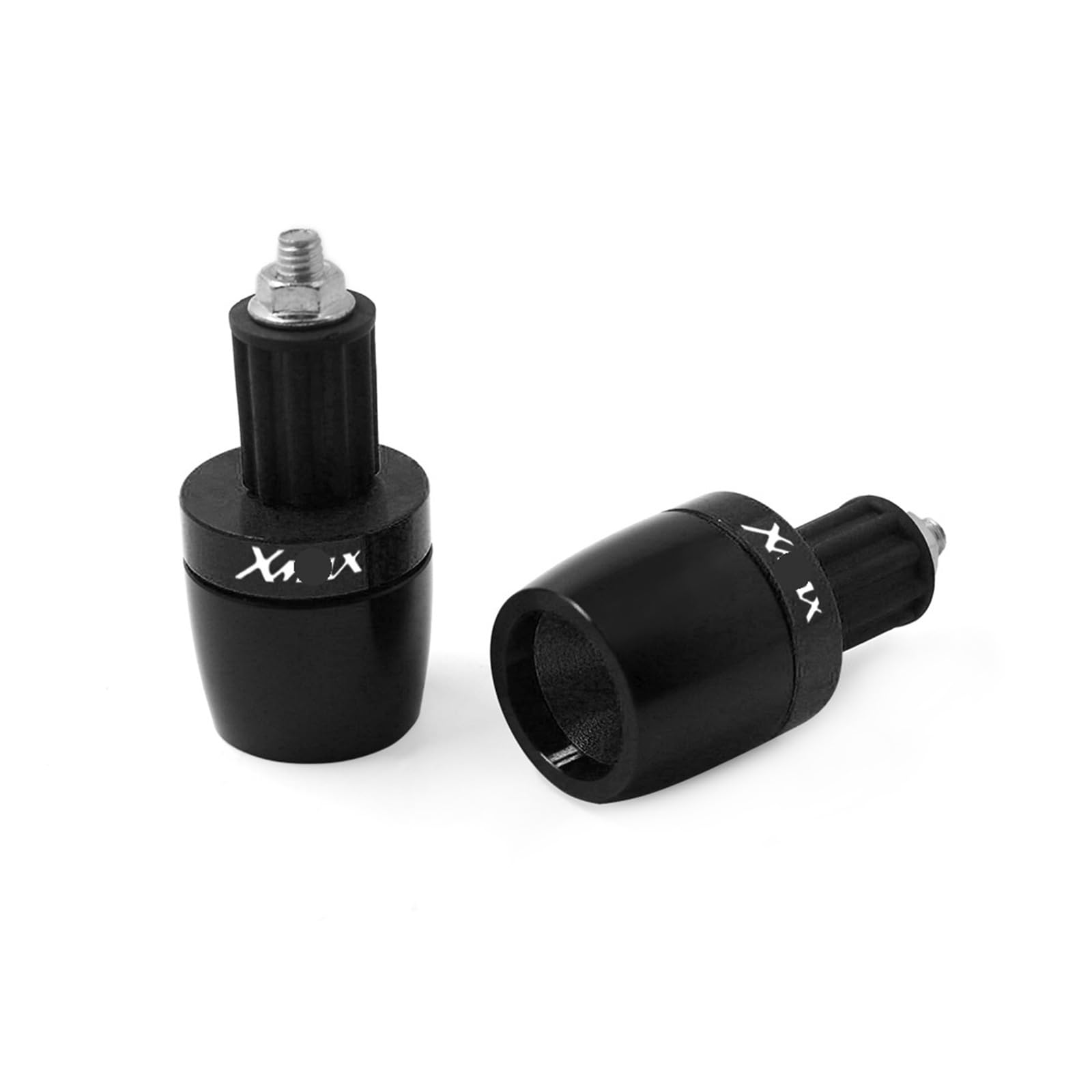 Moto Topes Manillar Empuñaduras De Manillar Universales Motocicleta para Xmax 125, 250, 300, 400 X MAX, Extremos, Tapa Contrapeso, Deslizante Agarre(T)