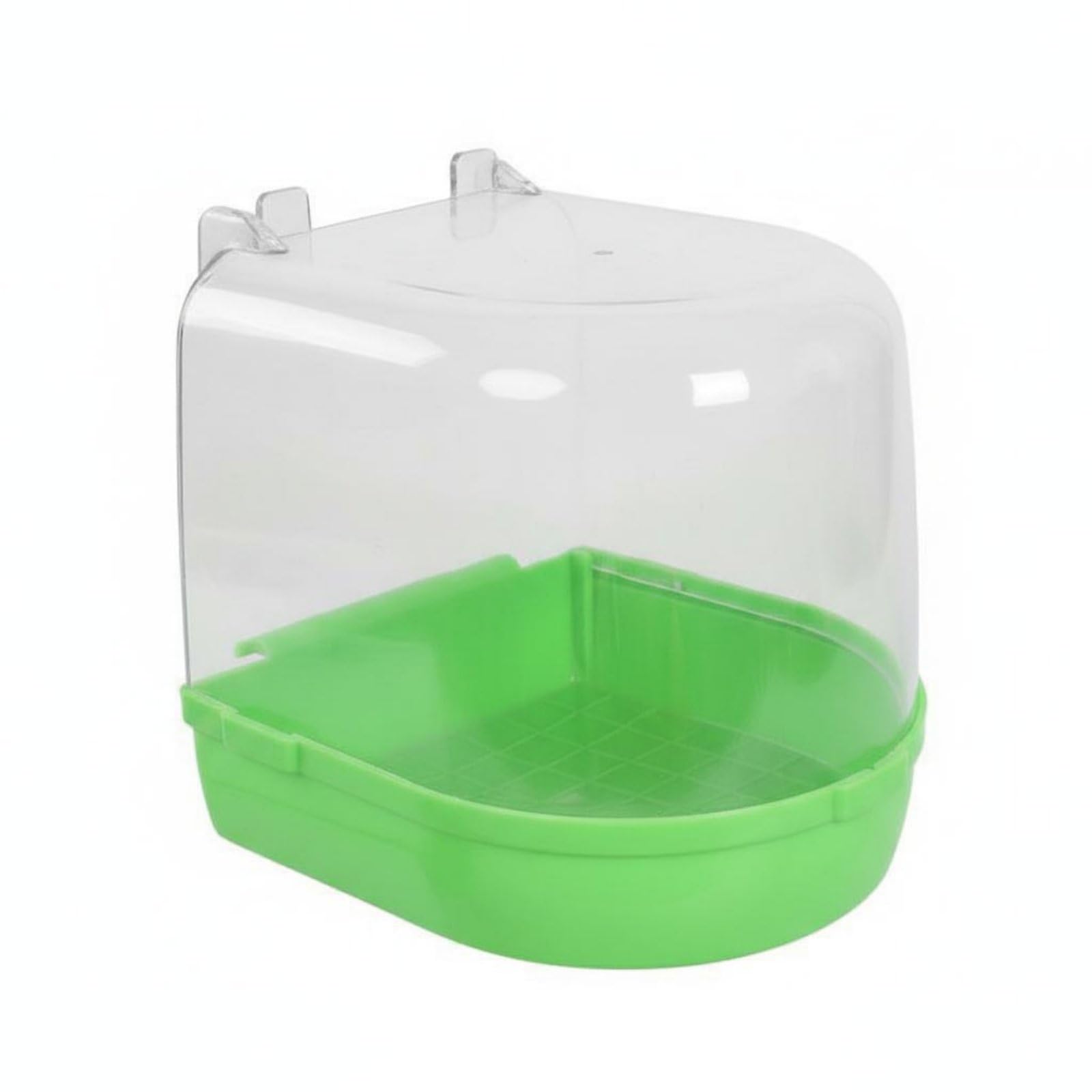 Bird Bird Bathing Box Large Size Bird Bathing Tub Easy to Clean Parakeet Bath House for Small Birds, Green-image-46