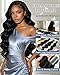 Lucklady 16A Raw Bundles Human Hair Body Wave, 4 Bundles 18 20 22 24 Inch Body Wave Bundles Human Hair, Triple Lifespan Virgin Remy hair
