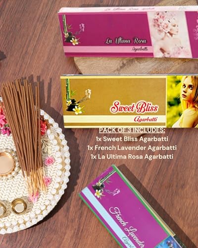 Image of Eternia Serenity Escape Burning Incense Sticks | Long-Lasting Aromatic Agarbatti for Soothing Fragrances | Pack of 3