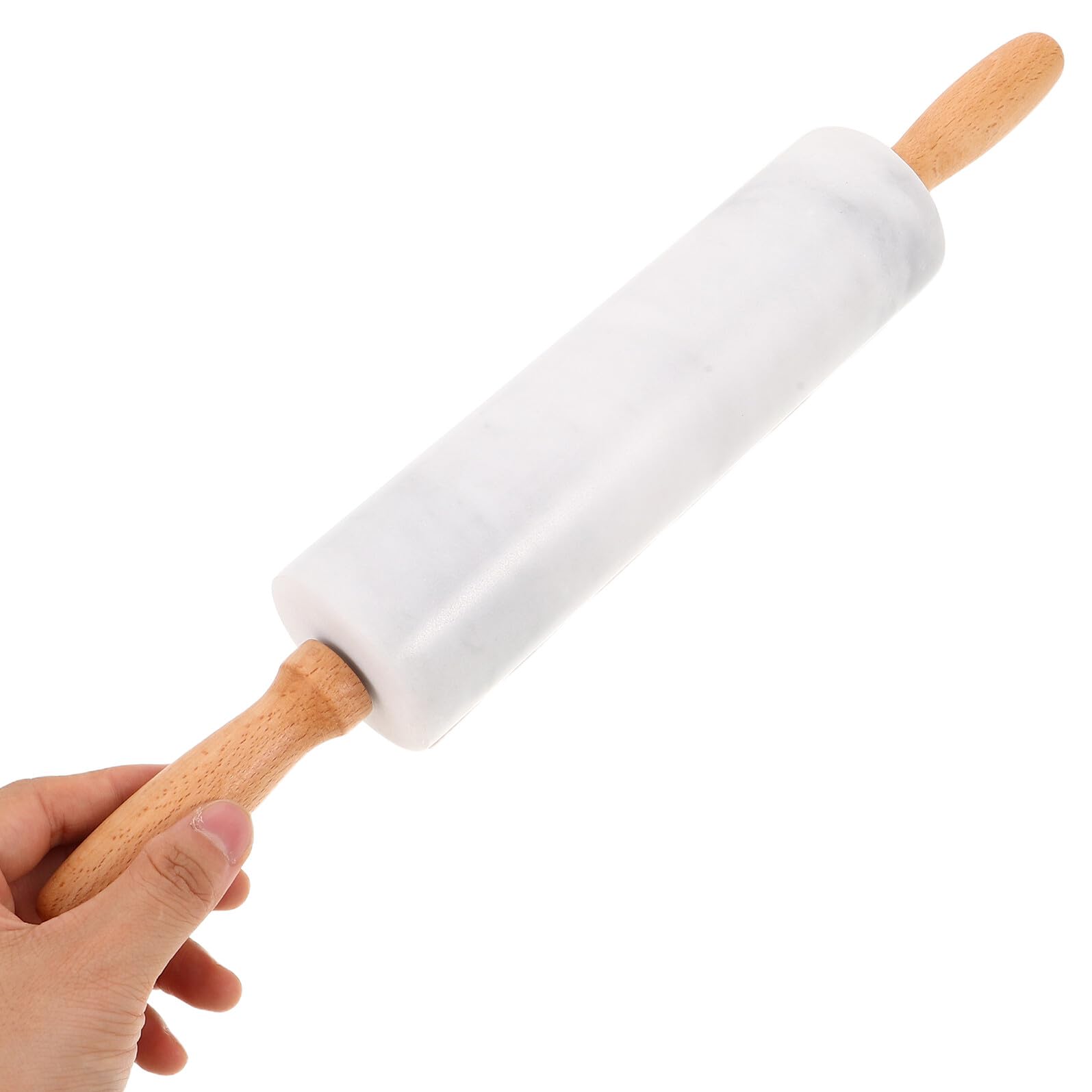 OUNONA 3 Sztuki Częściowy Marmurowych Wałków Do Ciasta Nieprzywierające Wałki Kuchenne Do Wypieków Ergonomiczne Gładkie Pierogów Pizzy i Ciastek Narzędzie