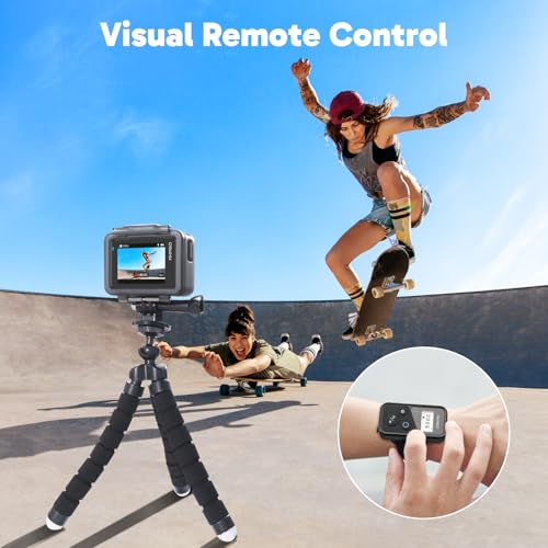 Image of AKASO Brave 8 4K60FPS 33ft Waterproof Action Camera with 64GB Card Bundle