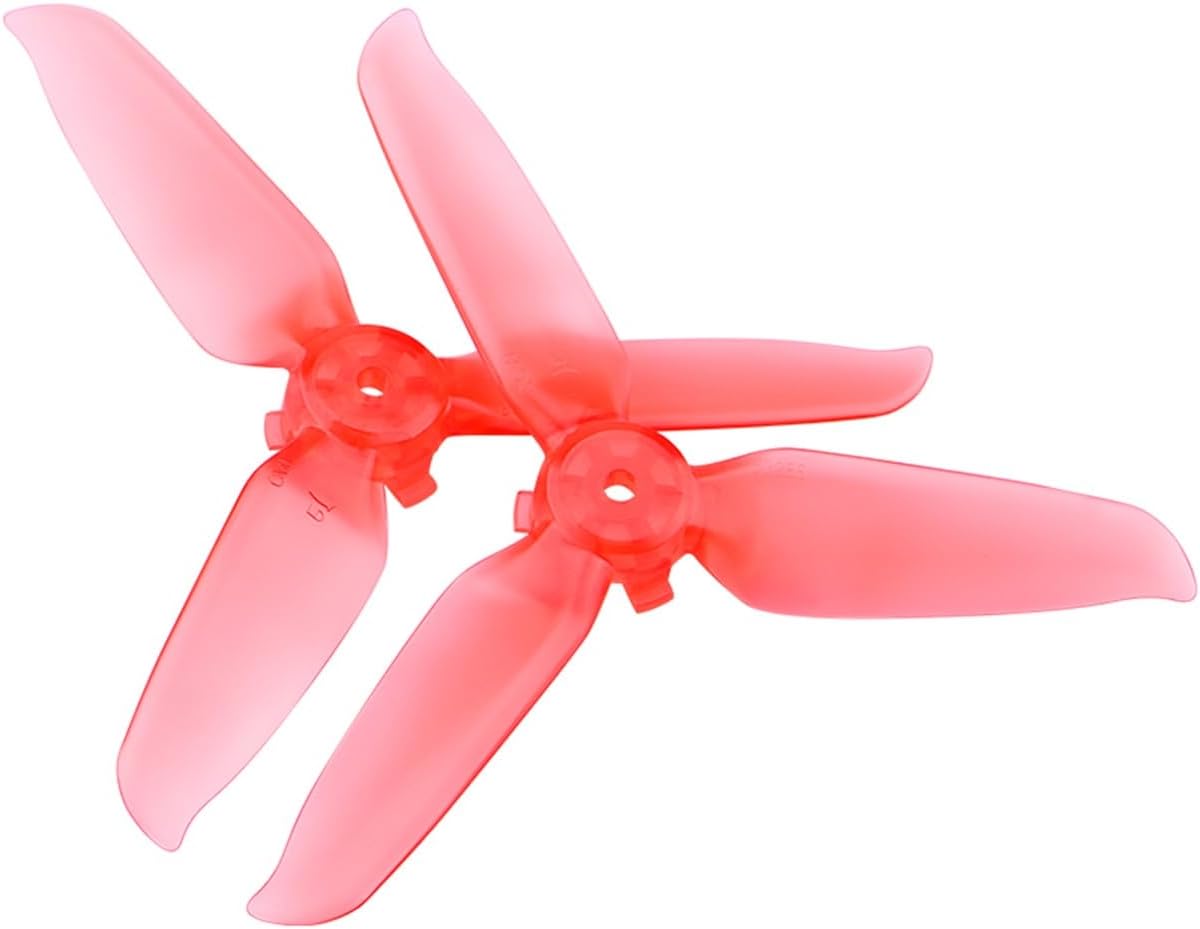 SeiZed Propeller for DJI FPV Combo Drone 5328S Replacement Flight Props Black Blade Wing Fans Blue Red Green Spare Parts Accessories (Color  Red 1