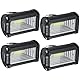 AUTOUTLET LED Arbeitsscheinwerfer, 24 LEDs Offroad Zusatzscheinwerfer 72W 6000LM Auto Scheinwerfer 12V-24V 6500K IP67 Wasserdicht Rückfahrscheinwerfer für SUV Truck Traktor LKW Bagger usw(4 Stück)