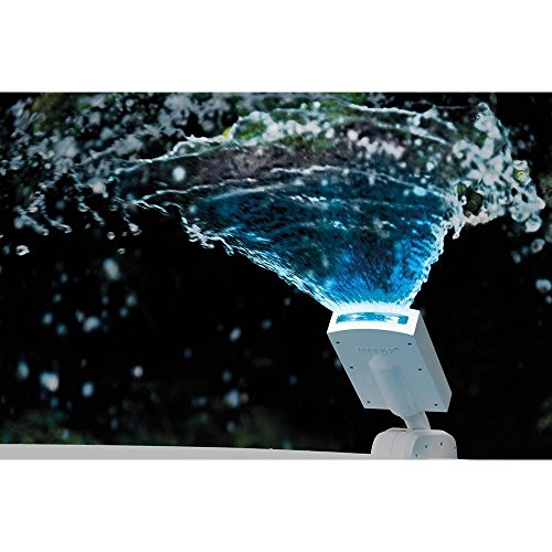 Intex MultiColor LED Pool Fountain for Above Ground Pools, Fits Metal