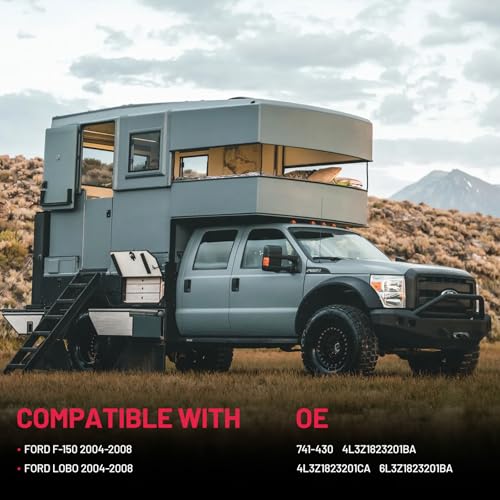 Image of BDFHYK 741-430 Power Window Regulator with Motor Front Left Driver Side Compatible with Ford F-150 2004 2005 2006 2007 2008, Lobo 2004 & 2007, Replace# 4L3Z1823201BA, 4L3Z1823201CA