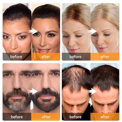 Image of 2 in 1 Hair Color Dye Stick Comb, Safe-And Waterproof and Sweat-Proof Hairs Dyes Comb,Instant and Best Hair Care, for Women & Men, Korean Hair Color Easy Application (Brown Hair Dye) (Black Hair Line Powder)