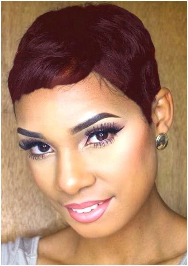 Qingcheng Short Wavy Wigs for Black Women Short pixie cut wig Short Synthetic Wigs