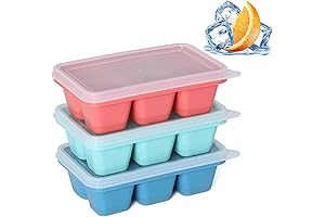 KIYOKI Ice Cube Trays for Small Spaces: Mini Ice Cube Molds with Lids