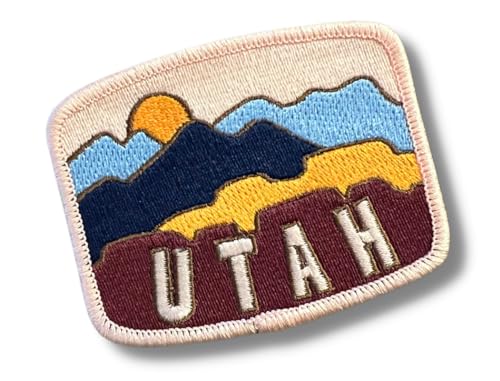 Utah Landscape Untamed - Utah - Travel Patch Embroidered Patches