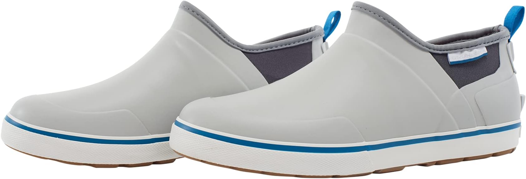 GrundénsMen's Deck Boss Slip-On, Glacier Grey - 8 M US