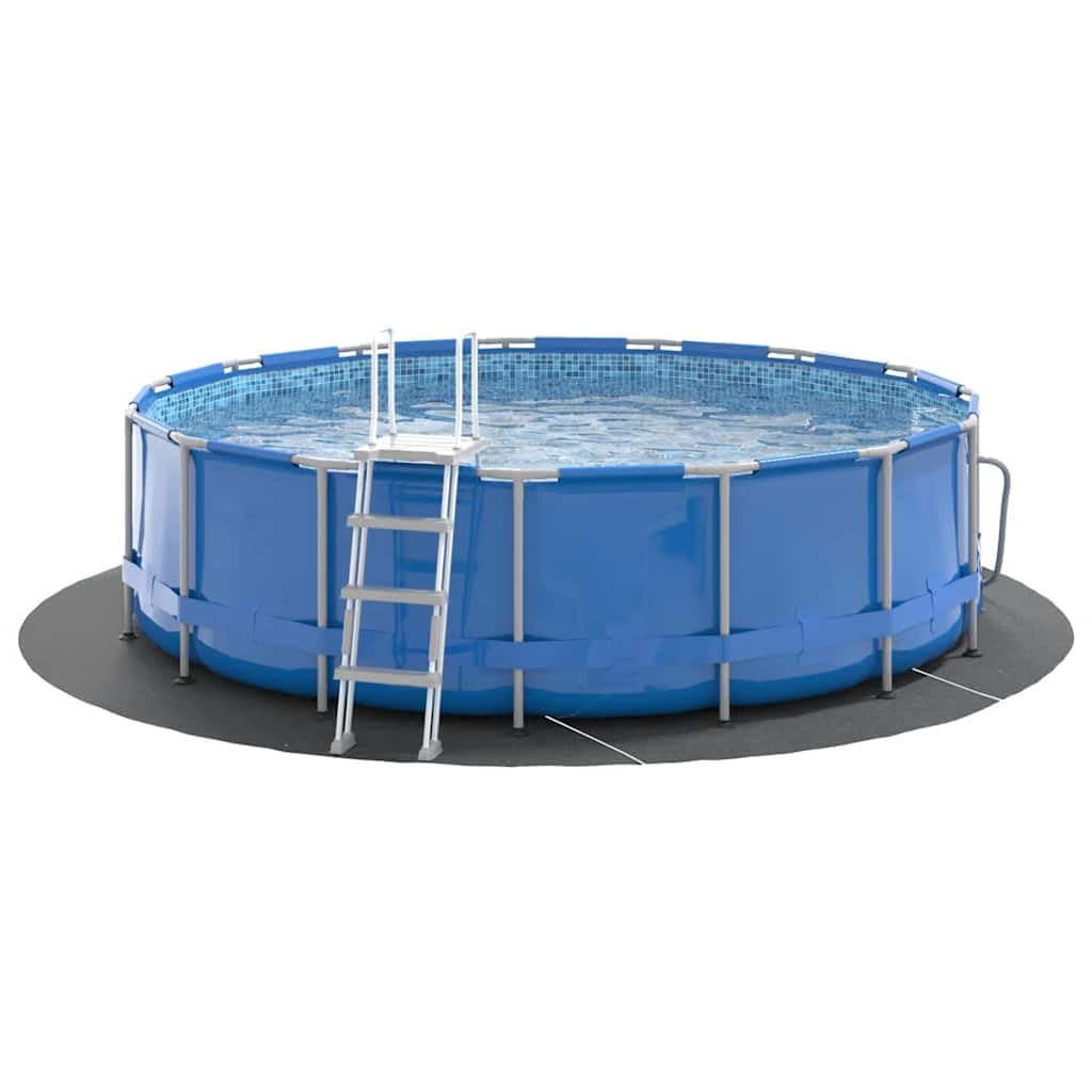 Genérico Tapiz de Suelo Piscina geotextil de poliéster Gris Claro Ø306cm,Piscina y SPA,Accesorios para Piscinas y SPA,Cubiertas para Piscina,94224