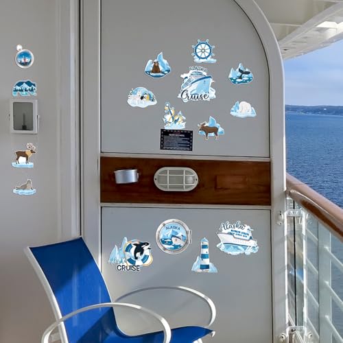 Blosssound 16 imanes decorativos Alaska para puerta miniatura 4