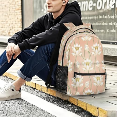 Mochila escolar ligera para portátil 15.6 pulgadas que alivia el peso en la espalda 7
