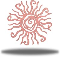 Vista 15 de Riverside Designs adorno de sol de acero para exteriores, decoración para pared